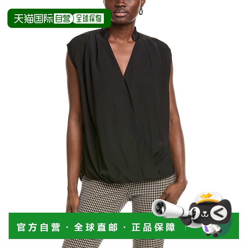 自营 BOSS Hugo BOSS Bonelia紧身上衣-黑色 美国奥莱直发女装