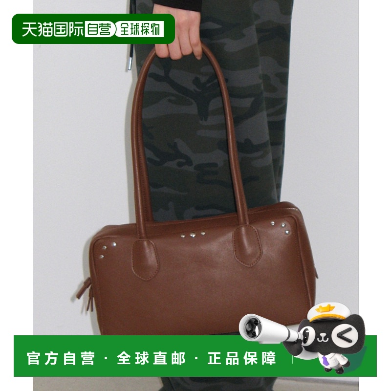 韩国直邮ROCKCAKE 女士包包RC24BG00600 Square Leather Stud Midd