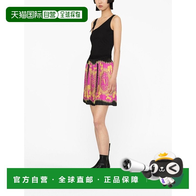 1h可退 香港直邮VERSACE JEANS 女士半身裙 75HAE8A0NS350455 AW2