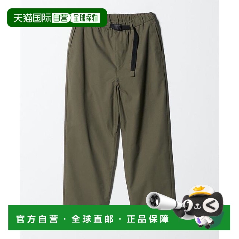 1h可退 日本直邮green label relaxing 涤纶斜纹快扣W3休闲裤-弹-
