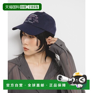 1h可退 日本直邮KBF 女士撞色刺绣棒球帽 夏季透气休闲帽 KBA62CA