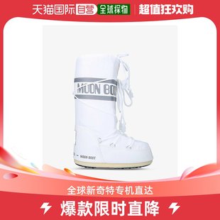 Moon 香港直邮潮奢 Junior 女士Icon 品牌标识尼龙雪地靴 Boot