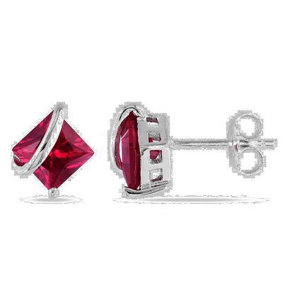 自营 mimi & maxmimi & max925 纯银 Created 红宝石耳钉 红