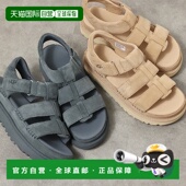 绒面革 Goldenstar 日本直邮UGG 系带凉鞋 厚底 厚底系带凉鞋