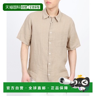 韩国直邮A.P.C 贝里尼短袖睡衣衬衫 (LIAEK H12551 BAA)亚麻上衣