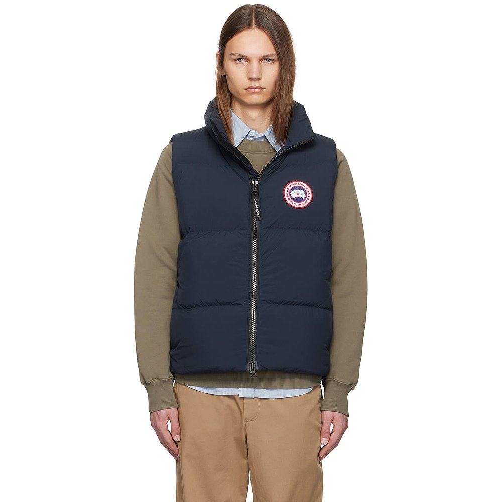 Canada Goose 加拿大鹅 男士 海军蓝 Lawrence 羽绒马甲 2804M