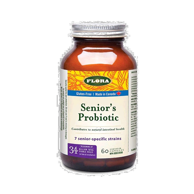 加拿大直邮Flora Senior 益生菌 340 亿个活细胞 (VCap)