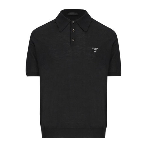 Prada 系扣短袖Polo衫 UMB2671ZLE