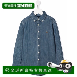 男童衬衫 1h可退 LAUREN 香港直邮POLO 323713843K001DKBLU RALPH