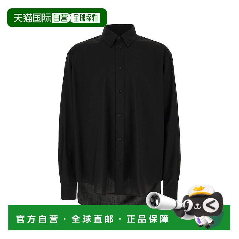 香港直邮FENDI 男士衬衫 FS1275ASCHF0QA1 AW2024 黑色 Shirt Lig