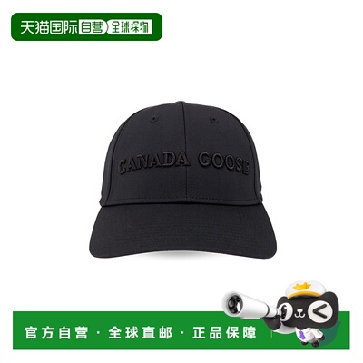 香港直邮CANADA GOOSE 男士帽子 5482U0BLACK CO 黑色 Baseball c