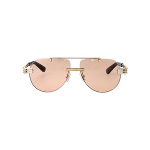 BOTTEGA VENETA 女士眼镜 BV1342S002 CO 花色 飞行员太阳镜