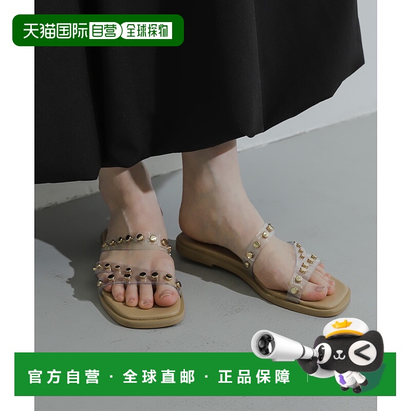 日本直邮SENSE OF PLACE 女士装饰扁平凉鞋 AA452HS007