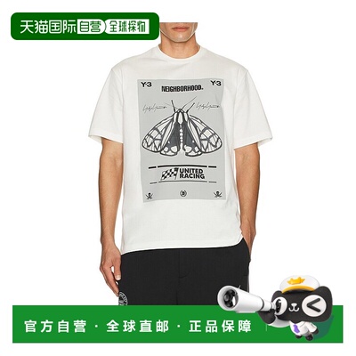 香港直邮Y-3 男士 Yohji Yamamoto x NBHD Gfx T恤 JX7437