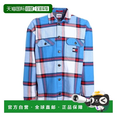 1h可退 香港直邮Tommy Hilfiger 汤米 希尔费格 男士 格纹衬衫
