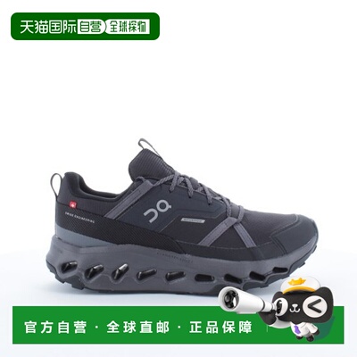 自营欧洲直邮ON昂跑 CLOUDHORIZON女士黑色合成纤维低帮徒步鞋
