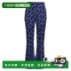 香港直邮Marni blue蓝色 玛尼 1h可退 女士 休闲长裤 舒适时尚
