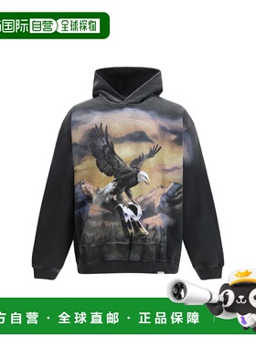 1h可退 香港直邮Represent 男士 Chrome 航空连帽衫 MLM100762STA