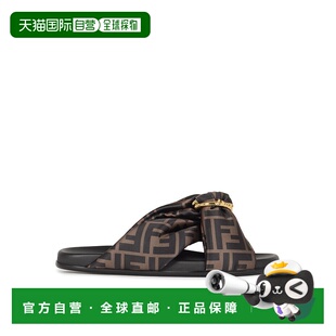 香港直邮FENDI 女士凉鞋 8X8645AE7SF0R7V SS2025 棕色新款