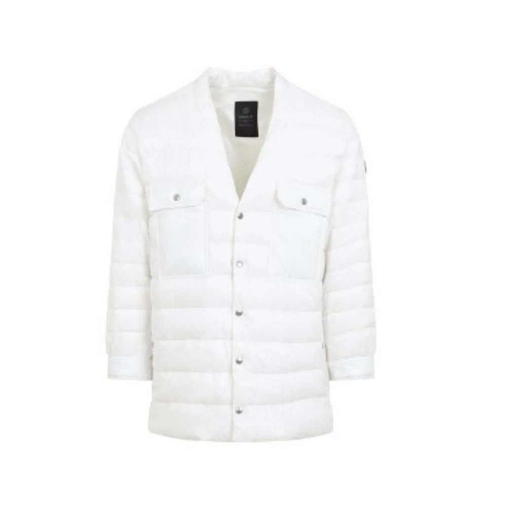 MONCLER 男士衬衫 MU02D2F01M442641-2 AW2024 乳白色