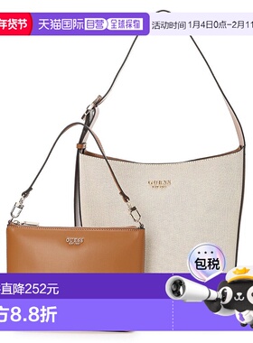 日本直邮Guess NICOLETTE大容量水桶单肩包 GU1432AW032341 单肩