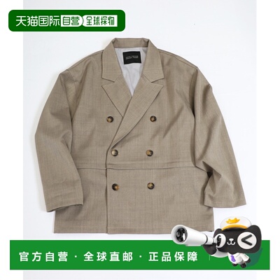 日本直邮DOUBLE NAME 女装 双穿法配色车线开衫外套 21613615