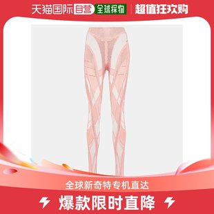 穆勒 女士拼接踩脚打底裤 Mugler 香港直邮潮奢