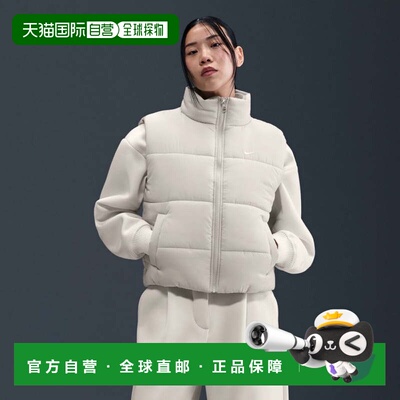 日本直邮Nike 女士中棉背心 NSW TF SYNFL CLSC 运动外套 白色