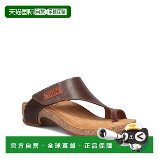 自营Taos Loop Sandals Women's Mocha Leather Adjustable Strap
