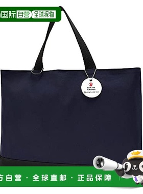 【日本直邮】Colorful Candy Style 双面教材包手提包深蓝色 N018