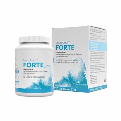 欧洲直邮德国药房Lactobact益生菌辅助结肠炎慢性肠炎胶囊120粒