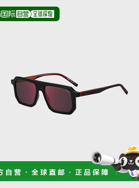 自营欧洲直邮HUGO BOSS雨果HUGO RED带有标志性红色细节的黑色太