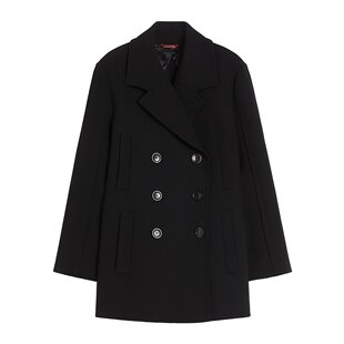 MAX MARA 女士大衣 6086075106001 AW2025 黑色 长袖大衣