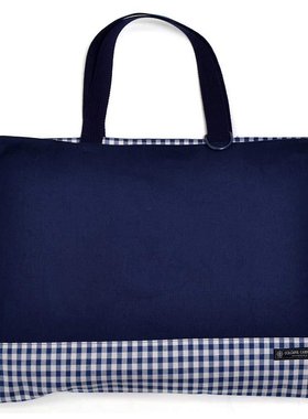 日本直邮Colorful Candy Style上学用手提包格子深蓝色N0171600