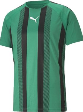 日本直邮PUMA TEAMLIGA 条纹比赛衬衫足球 T 恤 705152-05