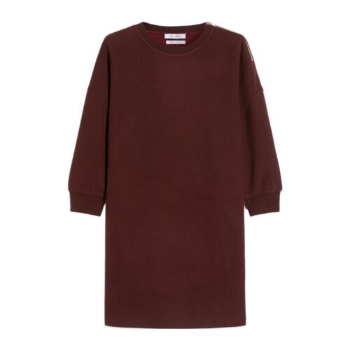 MAX MARA 女士连衣裙 1626025206002 AW2025 深棕色 圆领连衣裙