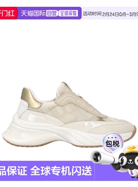香港直邮PINKO 女士运动鞋 SS0097P140Z1B SS2026 白色 徽标运动