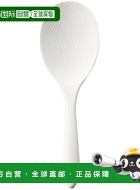 【日本直邮】曙光产业饭勺 白色 21cm 泡罩包装 日本制造 勺形双