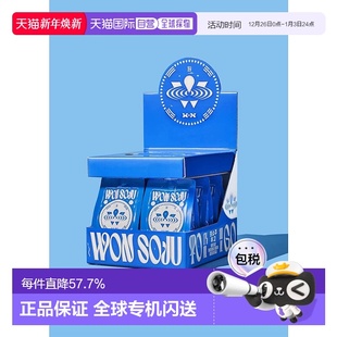 韩国直邮WON烧酒韩国网红酒韩式 6袋利口酒纯粮食17度 米酒100ml