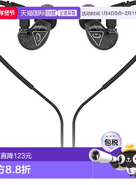 【日本直邮】百灵达 入耳式耳机 专业级录音室监听耳机 黑色SD251