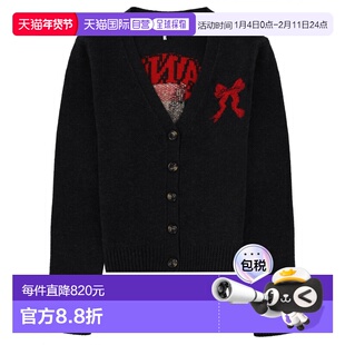 1h可退 香港直邮潮奢 GANNI 甘尼 女士 GRAPHICS 针织开衫 A10700