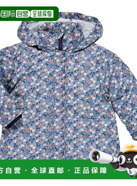 欧洲直邮Petit Bateau 小帆船 女孩 CASTON 羽绒服 蓝色高端流行