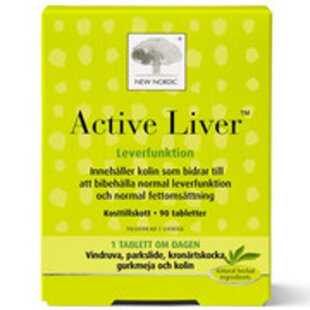 欧洲直邮北欧大药房New Nordic活性护肝片促进脂肪代谢解酒90粒