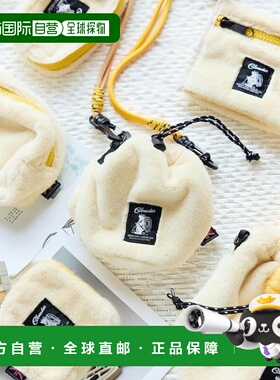 1h可退 日本直邮cobmaster 男女同款 微纤维仿毛绒抽绳迷你斜挎包