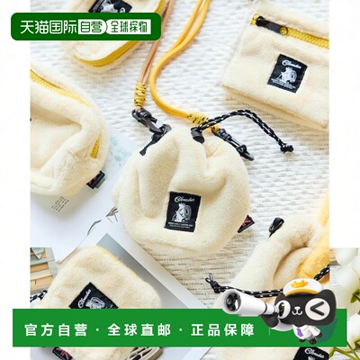 1h可退 日本直邮cobmaster 男女同款 微纤维仿毛绒抽绳迷你斜挎包