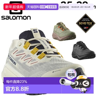 日本直邮Salomon 男士低帮防水厚底鞋慢跑鞋 AERO BLAZE 3 GRVL G