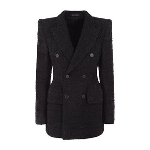 725200TOP07 外套 Balenciaga 双排扣西装