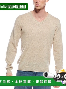 自营Mette Cashmere V-Neck Sweater - Beige 毛衣美国直发奥莱