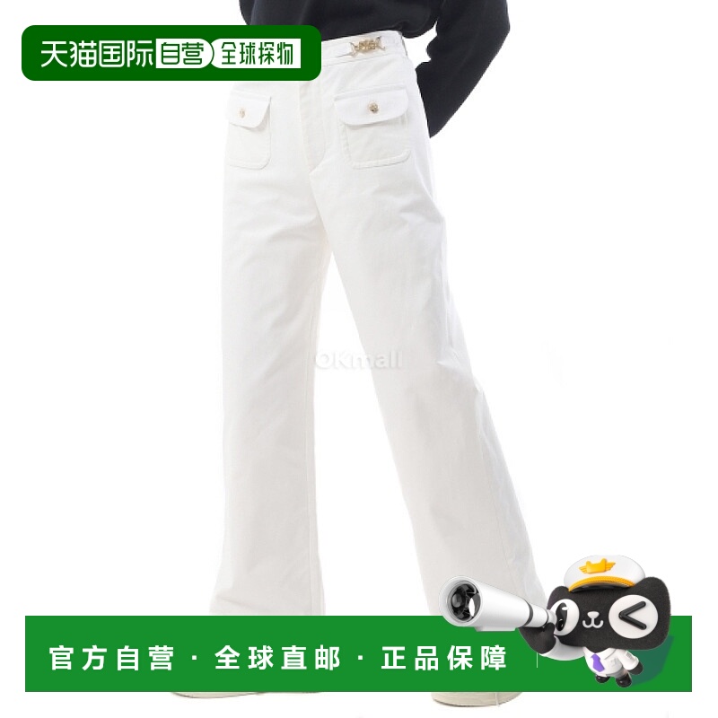 韩国直邮CELINE GOURMETTES 棉质长裤 (2P76A547Z 01OW) 斜纹棉布