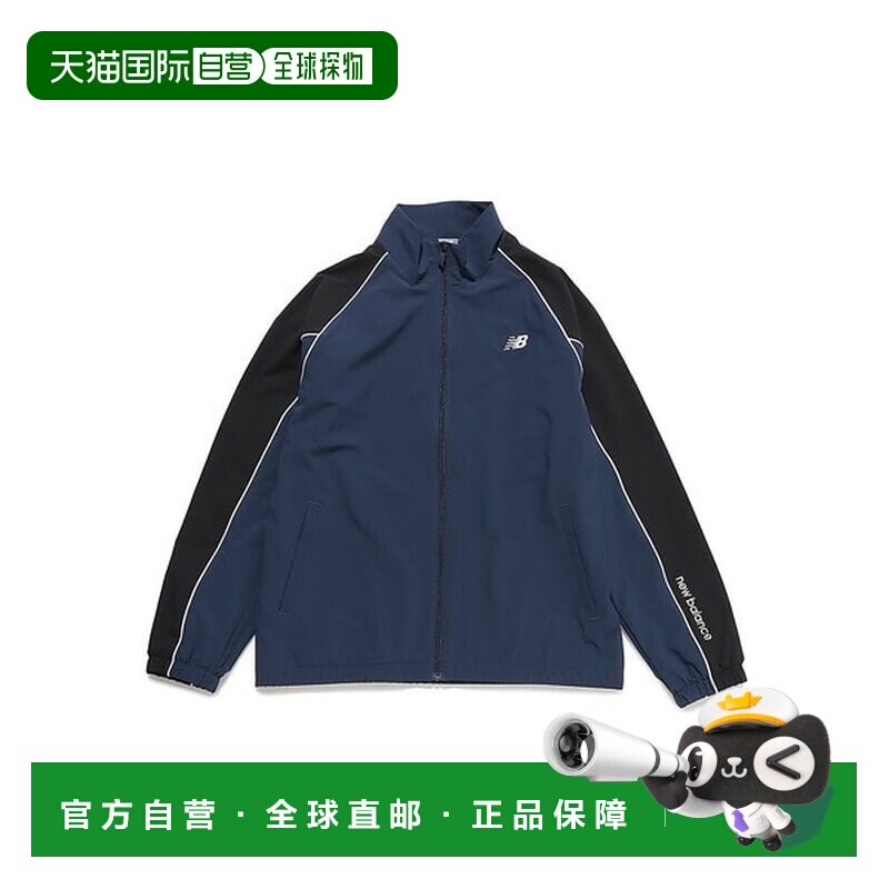 日本直邮New Balance 男士针织运动夹克内衬经编抓绒